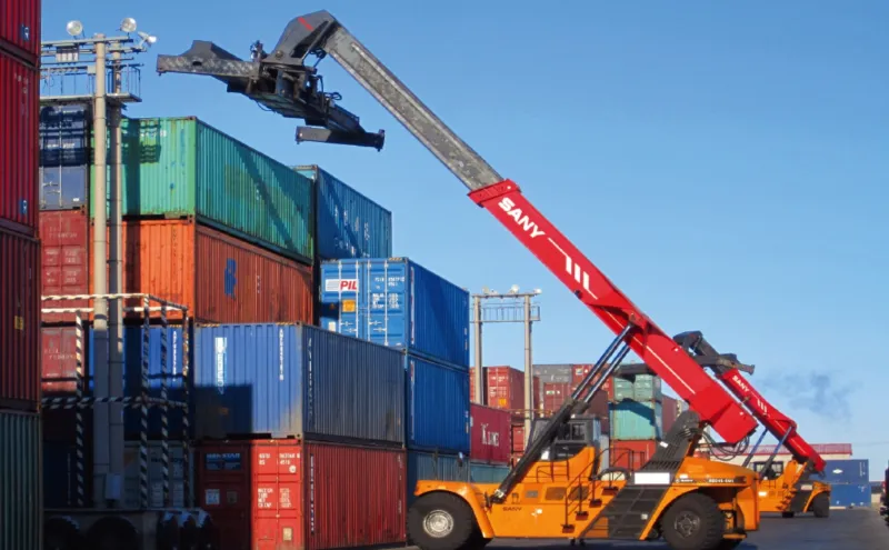 SANY Reach Stacker in Mongolia